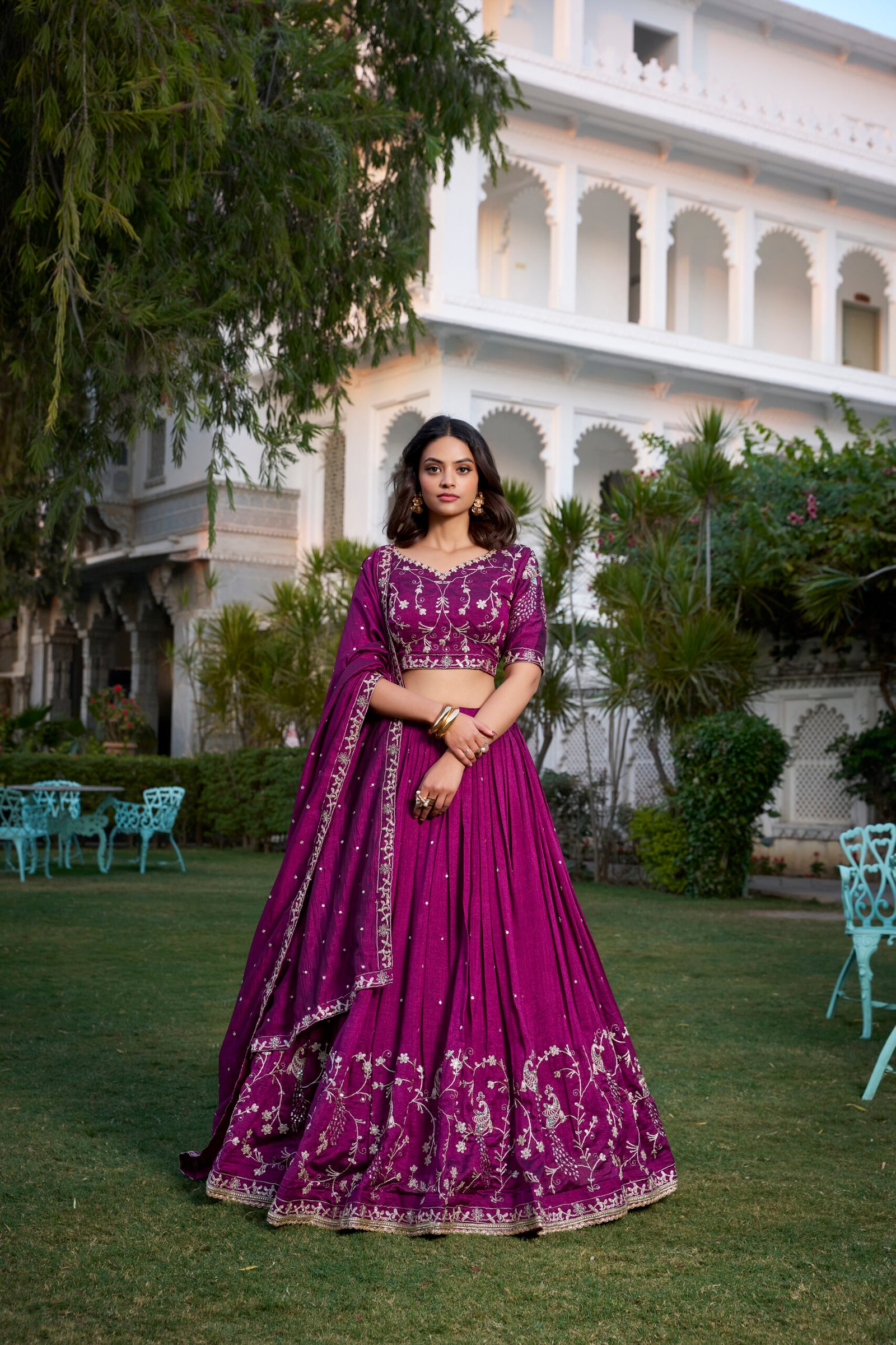 Lehenga Choli Vichitra Silk - Image 2