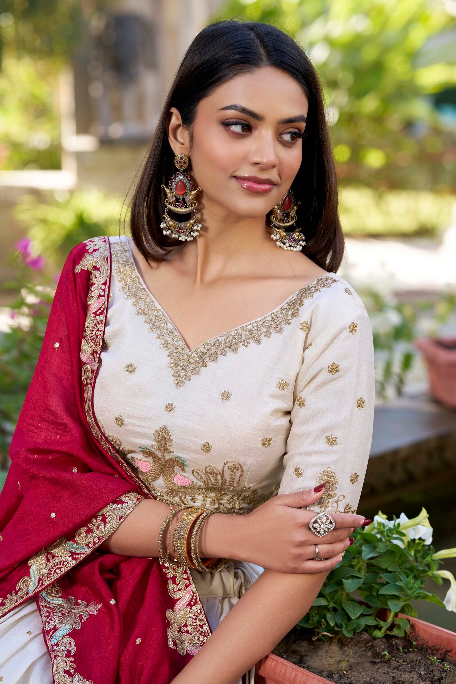 Lehenga Choli Vichitra Silk - Image 5