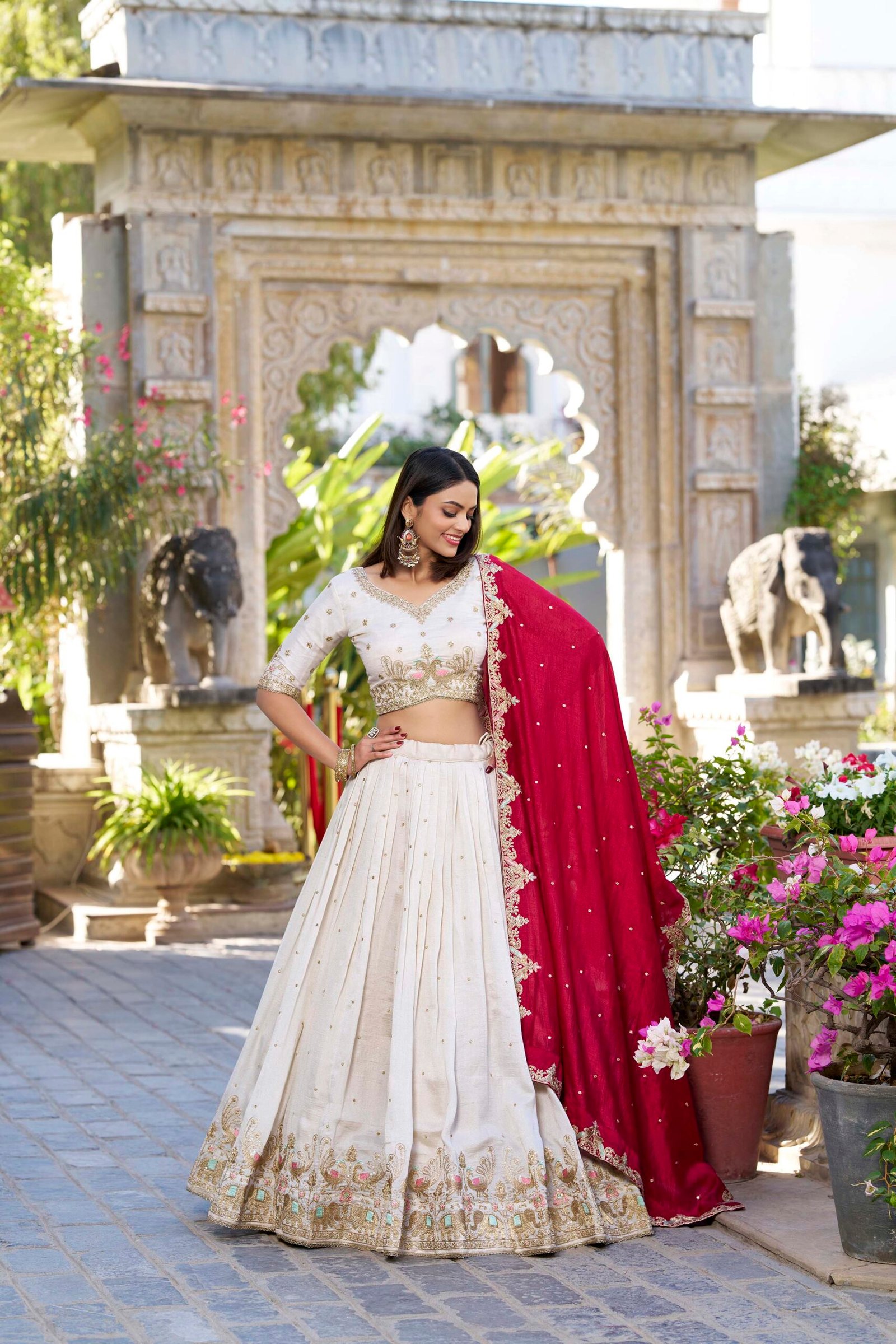 Lehenga Choli Vichitra Silk - Image 2