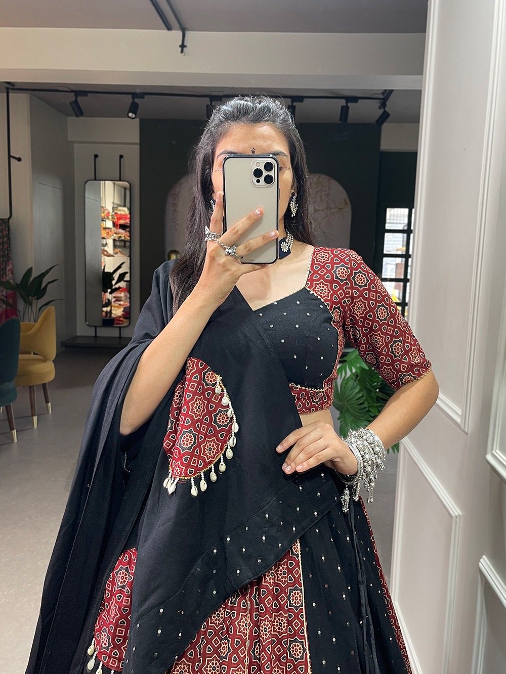 Navratri Lehenga Choli Pure Cotton - Image 4