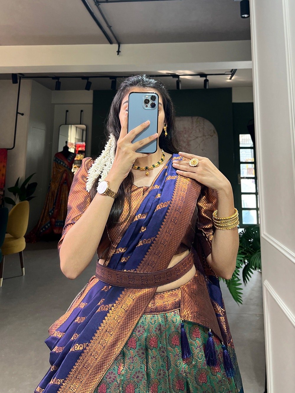 Lehenga Choli Jacquard - Image 5
