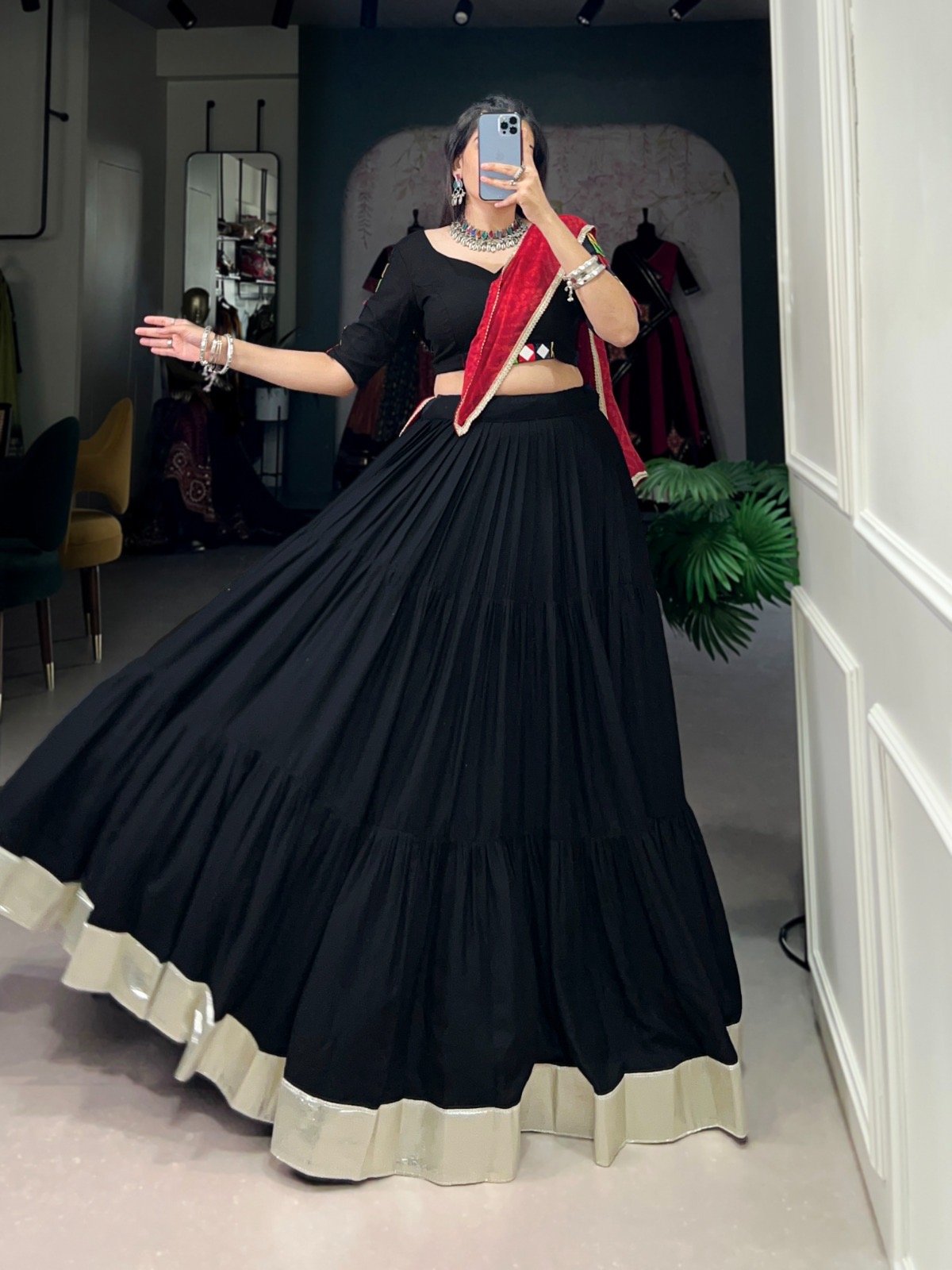 Navratri Lehenga Choli Rayon - Image 3