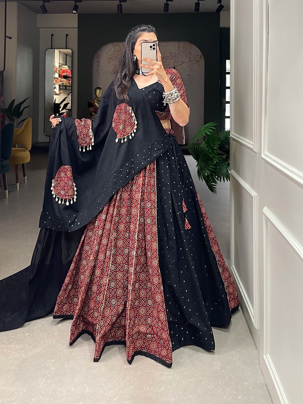Navratri Lehenga Choli Pure Cotton - Image 3