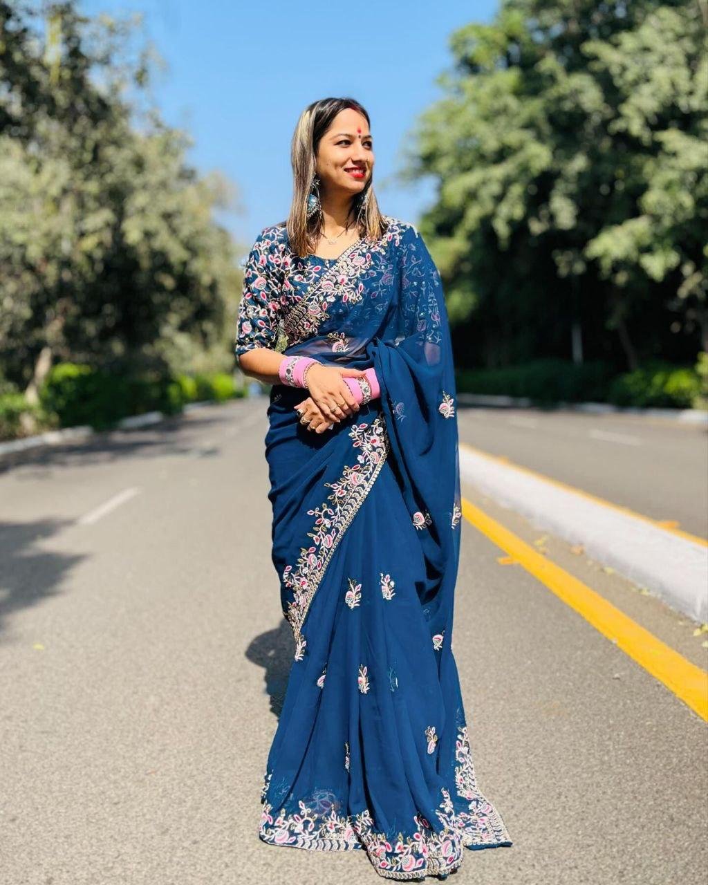 Saree Rangoli Silk - Image 3