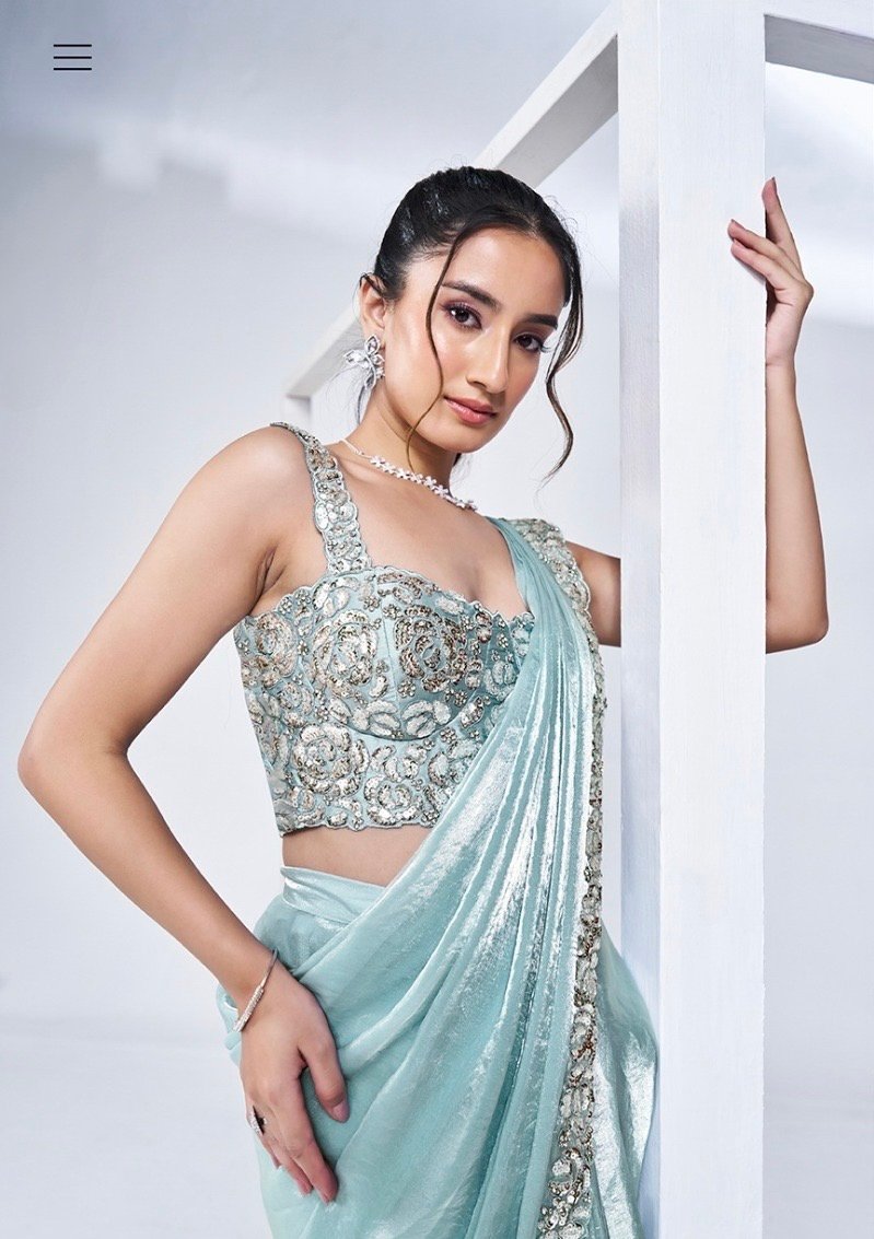 Saree Satin Silk - Image 4