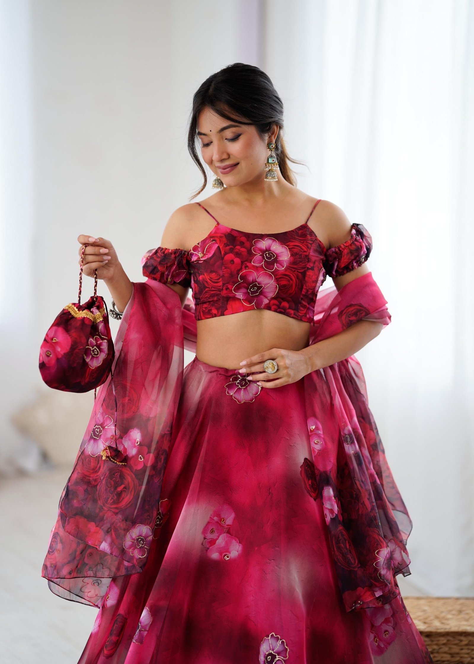 Party Wear Lahenga Set - Image 6