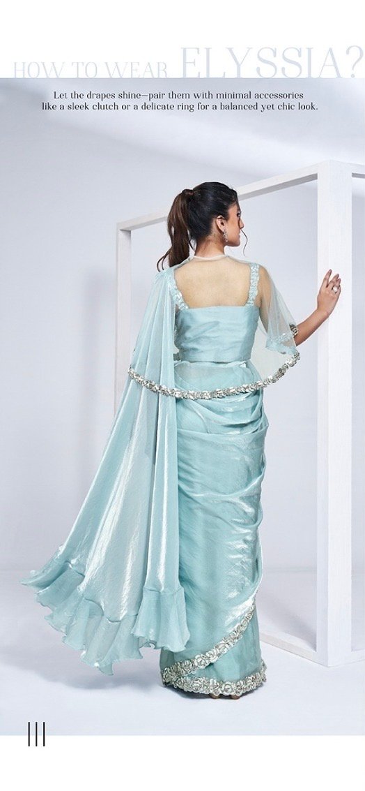 Saree Satin Silk - Image 3