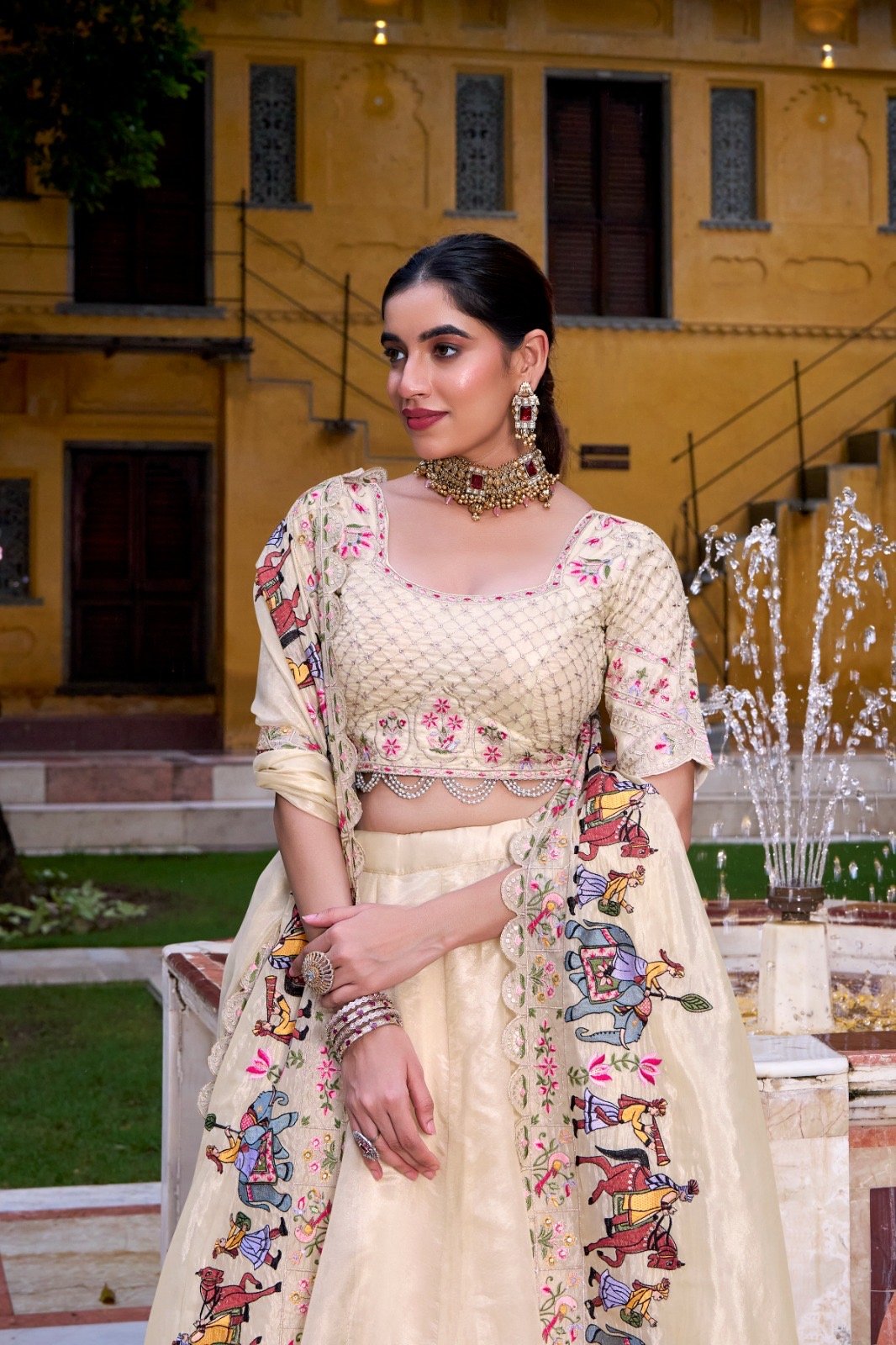 Lahenga Choli Raspberry - Image 4