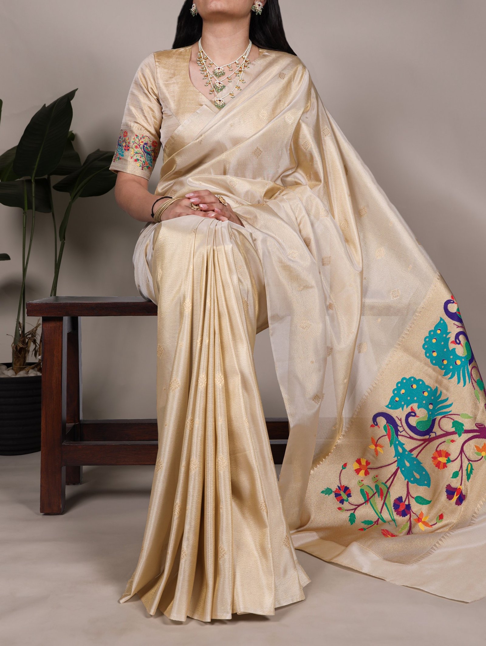 Saree Tissue Paithani - Image 2