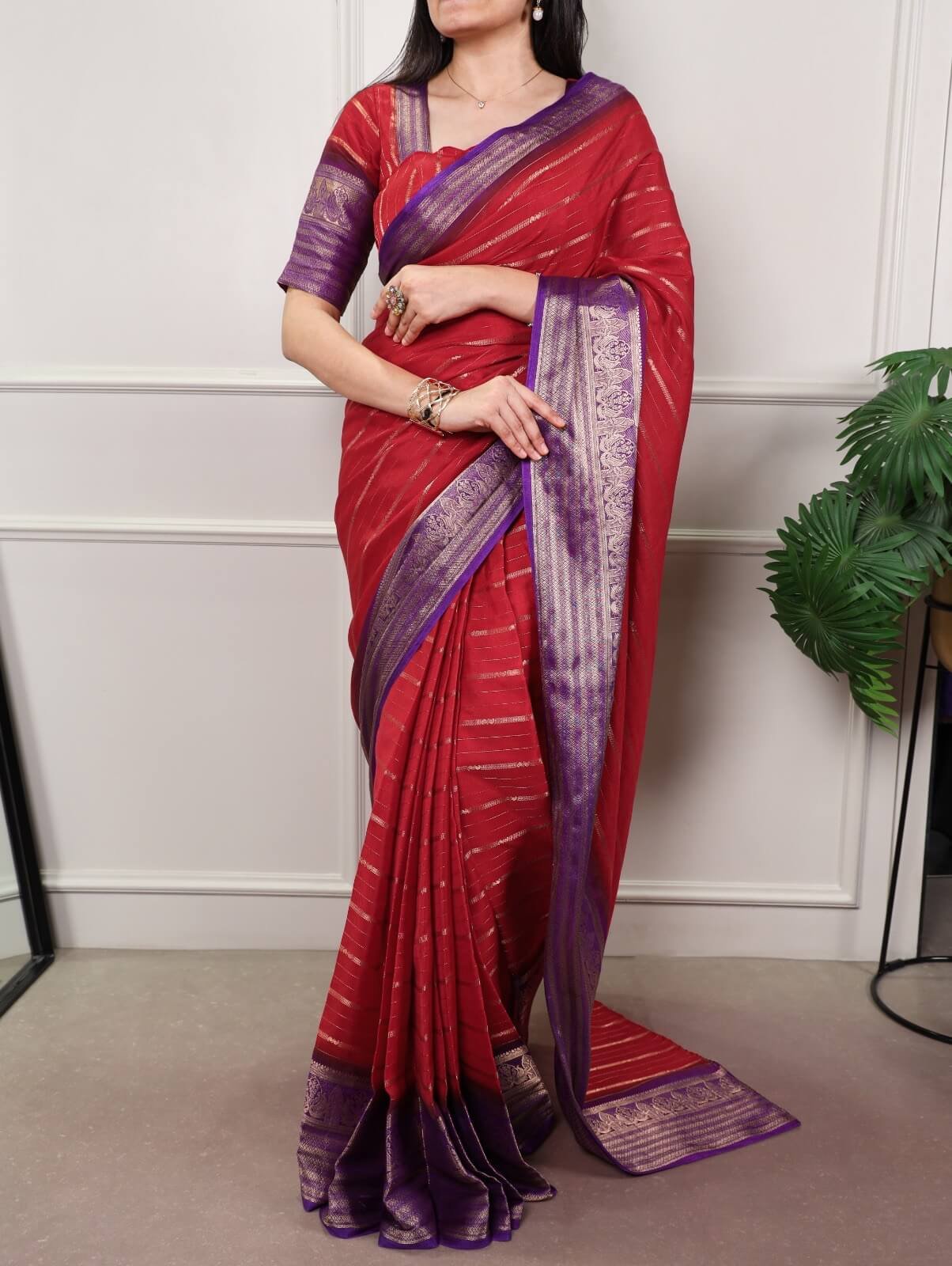 Saree Crepe Fabric